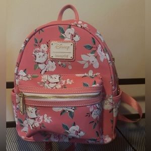 Loungefly Disney The Aristocats Marie Floral Allover-Print Mini Backpack